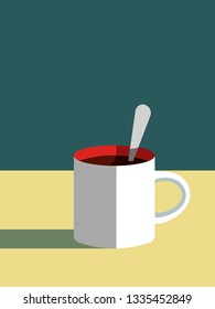 Cup on the table