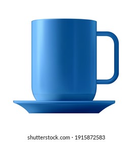 Cup on a white background. Vector illustration.