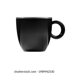 Cup on a white background. Vector illustration.