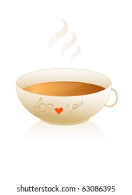  Cup on white (vector), for you