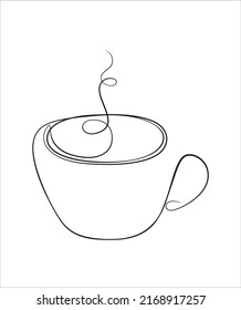 Dibujo artístico de una línea