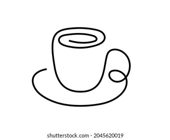 arte vectorial de una línea
