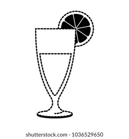 cup with orange juice