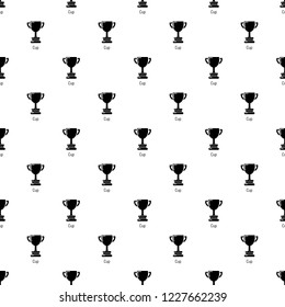 Cup pattern vector seamless repeating for any web design