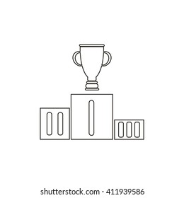 Cup and a pedestal