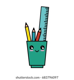 cup with pencils icon