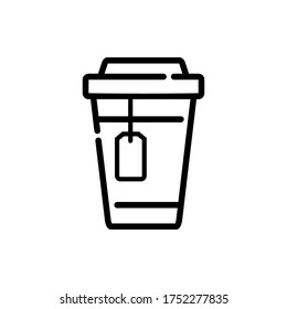 cup plastic icon vector illustration