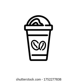 cup plastic icon vector illustration