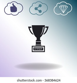 Cup premium illustration icon.