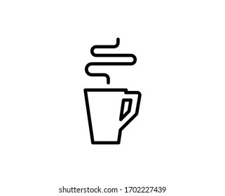 Cup premium line icon. Simple high quality pictogram. Modern outline style icons. Stroke vector illustration on a white background. 