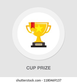 cup prize icon - winner icon - award first place icon