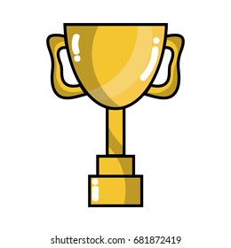 cup prize symbol to winner of competition game