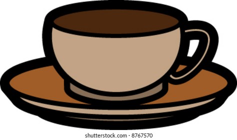 Cup and saucer