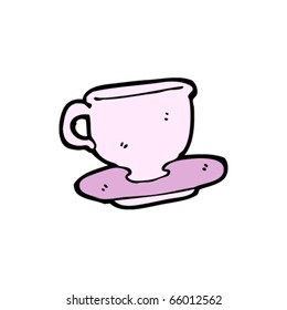 cup and saucer cartoon