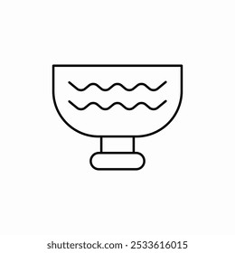 cup saucer icon sign vector