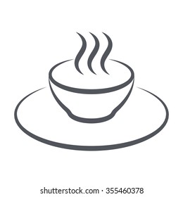 Cup and saucer, mug of hot drink, coffee, tea, chocolate, soup, bouillon