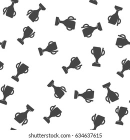 Cup seamless pattern. Vector illustration for backgrounds