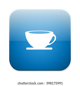 cup sign icon. Hot coffee button. 