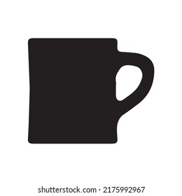 Silhouette, schwarz-weiß