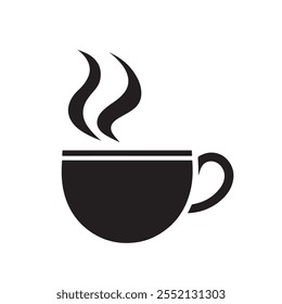 cup silhouette vector icon illustration