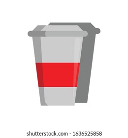 cup simple illustration clip art vector