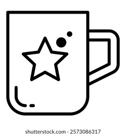 Cup Simple Vector Icon Collection