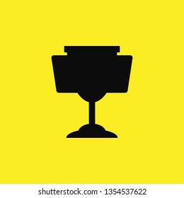 cup soccer icon vector