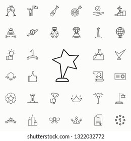 cup with a star icon. Succes and awards icons universal set for web and mobile