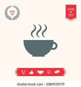 Cup with steam