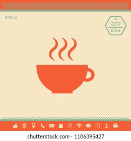 Cup with steam
