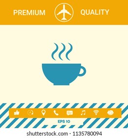 Cup with steam