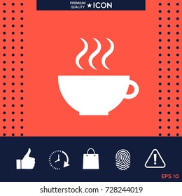 Cup with steam