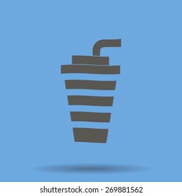 cup with a straw