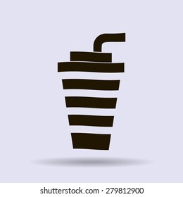 cup with a straw