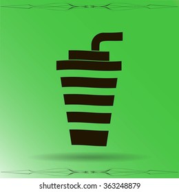 cup with a straw