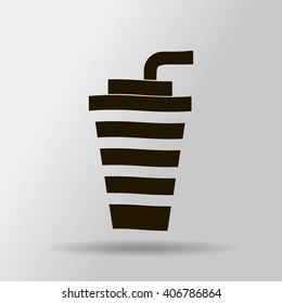 cup with a straw