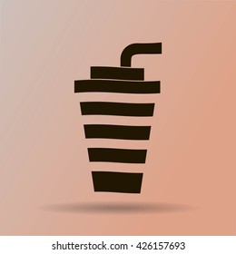 cup with a straw