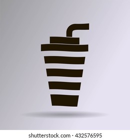 cup with a straw