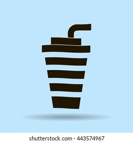 cup with a straw