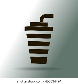cup with a straw