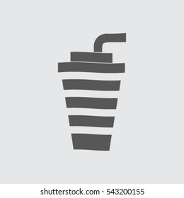 cup with a straw