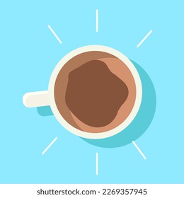 a cup of sweet coffee EPS 10 