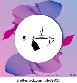 Cup of tea with tea bag