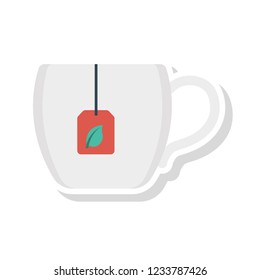 cup tea bag drink 