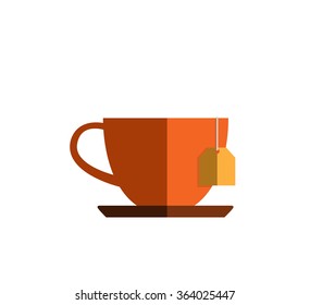 cup with tea bag icon