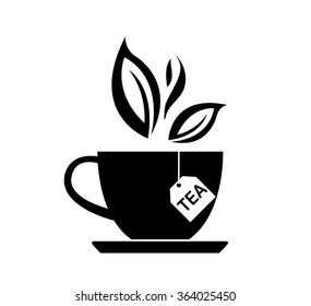 cup with tea bag icon