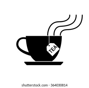 cup with tea bag icon