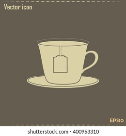 cup with tea bag icon