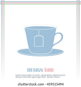 cup with tea bag icon