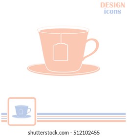 cup with tea bag icon
